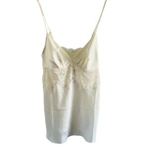 Yamamay Silk Lace-Trim Slip Top